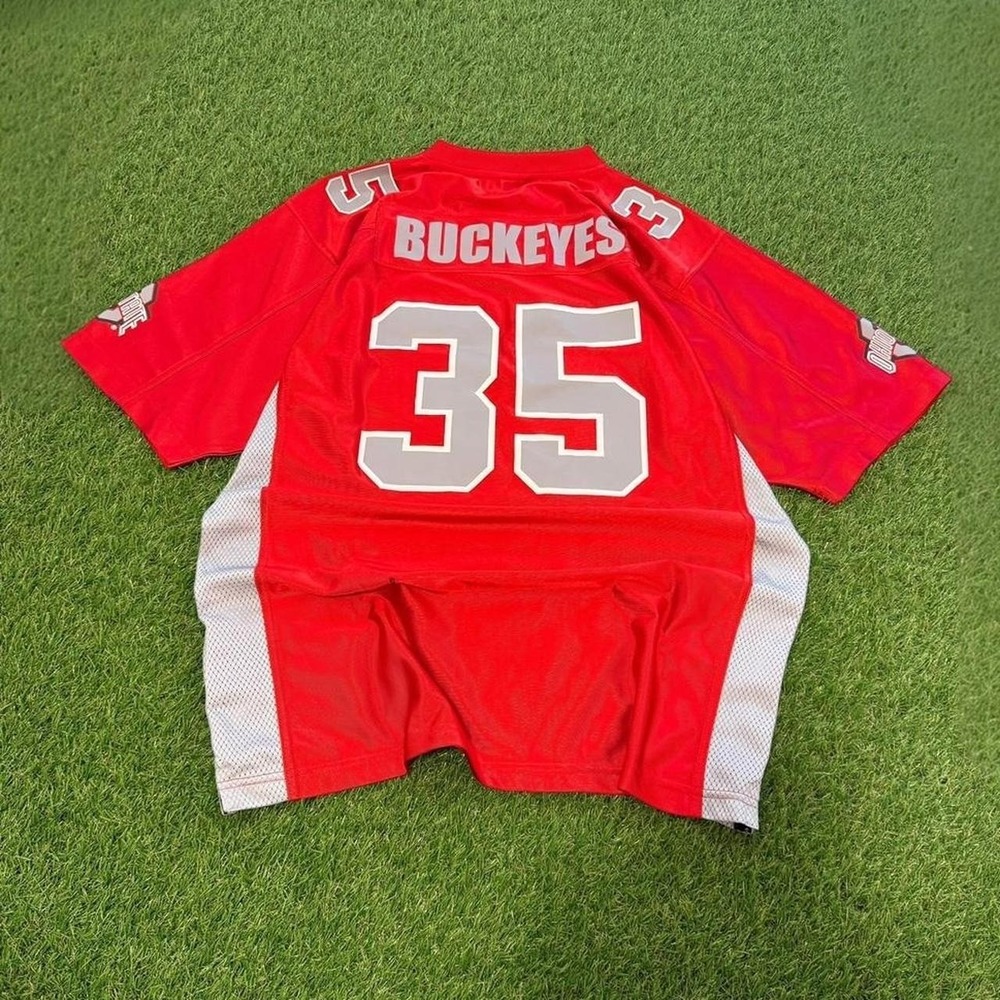 Starter Ohio State Buckeyes red football jersey medium - Picture 2 of 8